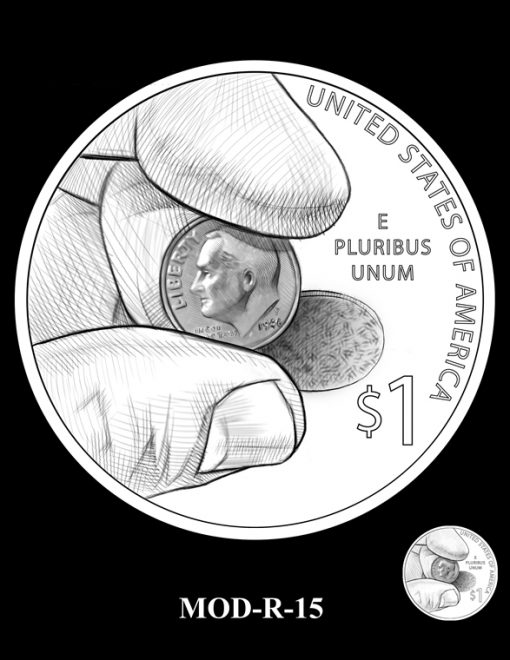 2015 March of Dimes Commemorative Coin Design Candidate MOD-R-15
