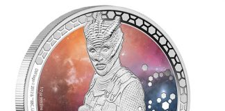 2014 Doctor Who Monsters Coin Depicts Silurian Doctor Who Monsters 2014 Silurian Silver Proof Coin