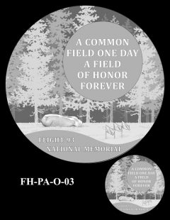 Fallen Heroes Flight 93 Medal Design Candidate FH-PA-O-03