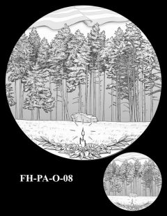 Fallen Heroes Flight 93 Medal Design Candidate FH-PA-O-08