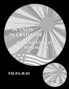 Fallen Heroes Flight 93 Medal Design Candidate FH-PA-R-01