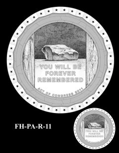 Fallen Heroes Flight 93 Medal Design Candidate FH-PA-R-11