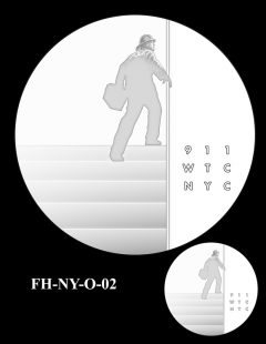 Fallen Heroes National September 11 Memorial and Museum Medal Design Candidate FH-NY-O-02