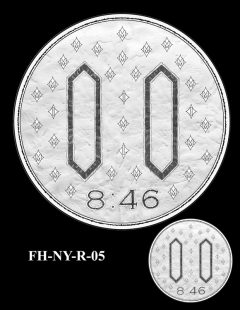 Fallen Heroes National September 11 Memorial and Museum Medal Design Candidate FH-NY-R-05