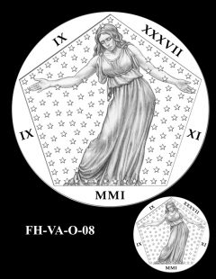 Fallen Heroes Pentagon Memorial Medal Design Candidate FH-VA-O-08