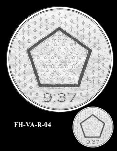 Fallen Heroes Pentagon Memorial Medal Design Candidate FH-VA-R-04