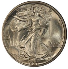 Lot 207 - 50C 1921 PCGS MS65+ CAC