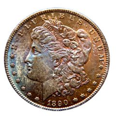 Lot 377 - $1 1890-CC GSA NGC MS64