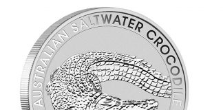 Perth Mint’s Australian Saltwater Crocodile Silver Bullion Coin Debuts Reverse of the 2014 Saltwater Crocodile Silver Bullion Coin
