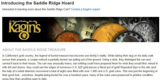 Gold Coins from Saddle Ridge Hoard Selling Quickly Saddle Ridge Hoard on Amazon