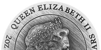 2014 Poseidon High Relief Coin Second in Gods of Olympus Series 2014 Poseidon High Relief 2 Oz Silver Coin - Obverse