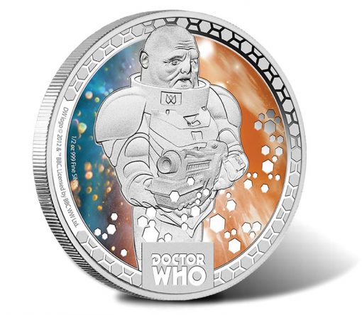 Doctor Who Monsters 2014 Sontaran Silver Proof Coin