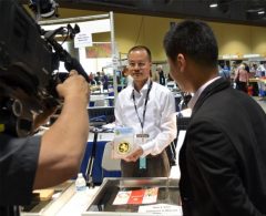 Mr. Chen Haomin and KABC at 2014 Long Beach Expo