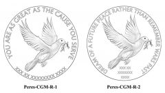 Shimon Peres Gold Medal Candidate Designs CGM-R-1 and CGM-R-2
