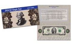 2014 $2 Single New York Note