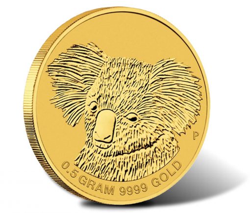 2014 Mini Koala 0.5g Gold Coin
