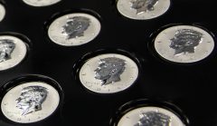 2014-W Reverse Proof 50th Anniversary Kennedy Half-Dollar Silver Coins - Tray, Photo 2