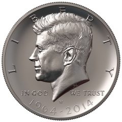 Concept render of the restored Robert's half-dollar design