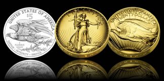 UHR Gold Coin, Silver Medal Approved; New Silver Eagle Design Out Eagle design and 2009 $20 UHR Gold Double Eagle
