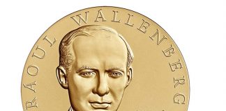 Raoul Wallenberg Awarded Congressional Gold Medal Raoul Wallenberg Bronze Medal - Obverse