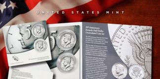 2014 Kennedy Half-Dollar Clad Set Logs 4-Day Sales of 84,593 US Mint Promotion image for its 50th Anniversary Kennedy Half-Dollar Uncirculated Coin Set