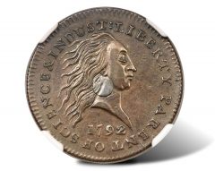 1792 Silver Center Cent