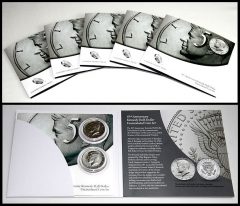 2014 50th Anniversary Kennedy Half-Dollar Uncirculated Coin Sets - Outsides and Inside