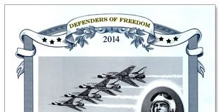 2014 Air Force Intaglio Print from Defenders of Freedom Series 2014 Air Force Intaglio Print from Defenders of Freedom Series