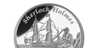 Gloria Scott Coin 5th in Ships That Never Sailed Series 2014 Gloria Scott 1 Oz Silver Proof Coin