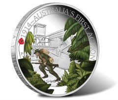 ANZAC Spirit 2014 Australia's First Action Silver Proof Coin