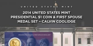 Coolidge Presidential $1 Coin & First Spouse Medal Set Coolidge Presidential $1 Coin & First Spouse Medal Set - US Mint image