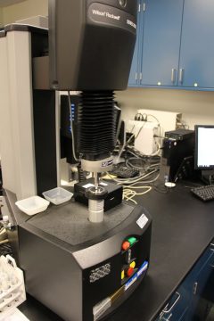 Hardness tester at West Point Mint