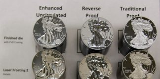 West Point Mint Enhances Dies, Tests New Coin Finishes Polishing and laser frosting techniques, Silver Eagle obverse dies