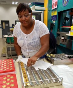 Regina Robinson, Coin Manufacturer at West Point Mint