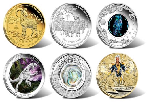 2014 Australian Gold, Silver and Bronze Coins for September