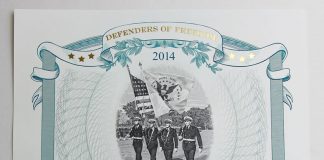 2014 Coast Guard Intaglio Print from Defenders of Freedom Series 2014 Coast Guard Intaglio Print
