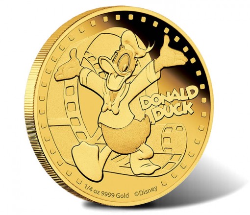 2014 Donald Duck Gold Coin