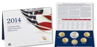 2014 Annual Uncirculated Dollar Coin Set Available 2014 United States Mint Annual Uncirculated Dollar Coin Set