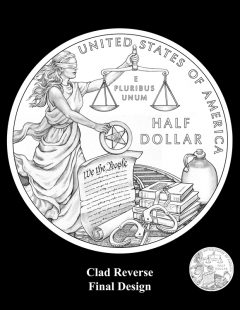 2015 US Marshals Service Cald Half-Dollar Design (Reverse)