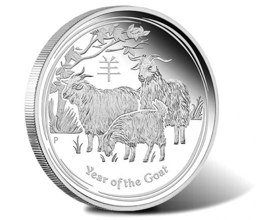 2015 Year of the Goat Silver Proof Coin