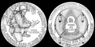 Fond du Lac Chippewa Code Talkers Medal Design Candidates CFA and CCAC recommended Fond du Lac Chippewa Code Talkers Congressional Medal designs