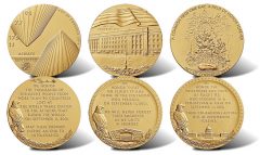 Fallen Heroes of September 11, 2001 Medals - New York (World Trade Center), Virginia (Pentagon) and Pennsylvania (Flight 93)