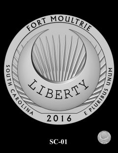 Fort Moultrie Quarter and Coin Design Candidate - SC-01
