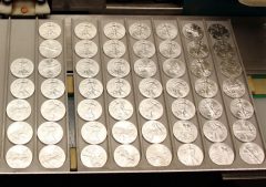 Freshly Minted bullion American Silver Eagles