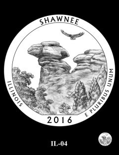 Shawnee National Forest Quarter and Coin Design Candidate - IL-04