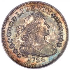 1796 Draped Bust Quarter, MS64