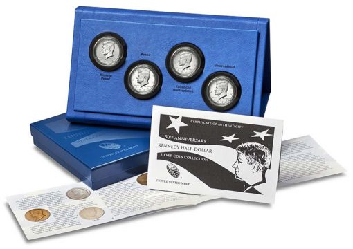 2014 50th Anniversary Kennedy Half-Dollar Silver Coin Collection