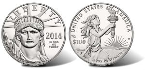 2014-W Proof American Platinum Eagle Coin