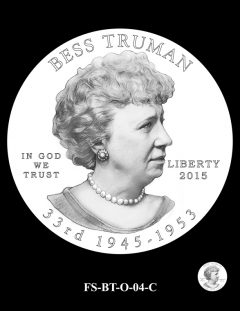 2015 First Spouse Gold Coin Design Candidate - FS-BT-O-04-C