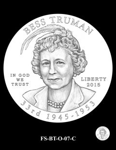 2015 First Spouse Gold Coin Design Candidate - FS-BT-O-07-C